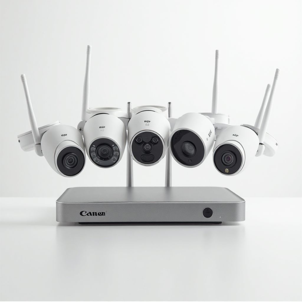 Sistem Monitorizare IP cu 8 Camere
